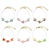 Glass Seed Beads & Synthetical Turquoise & Natural Cultured Freshwater Pearl Beaded Bracelets for Women BJEW-JB13839-2