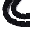 Opaque Frosted Glass Beads Strands GLAA-N072-01A-B11-3