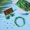 10 Strands 5 Colors Electroplate Transparent Glass Beads Strands EGLA-TA0013-78C-7
