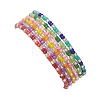 6Pcs Glass Seed Beads Stretch Bracelets for Women BJEW-MZ00277-4