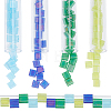 200Pcs 4 Colors MIYUKI TILA Beads SEED-CN0001-18-1