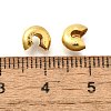 304 Stainless Steel Crimp Beads Covers STAS-P239-34G-05-3