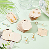 Wood Earring Display Card with Hanging Hole DIY-WH0320-20E-5