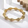 304 Stainless Steel Stretch Bangles for Women BJEW-P315-02C-G-2