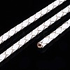 Hollow Braided Cowhide Leather Cord NWIR-ZX002-01C-2