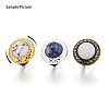 Adjustable Alloy & Iron Bezel Cup Ring Base with Rotatable Tray MAK-T012-05G-5