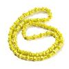 Electroplate Glass Beads Strands GLAA-K064-01A-03-2