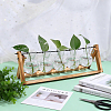 PET Bulb Shape Hydroponic Vase AJEW-WH0709-387A-4