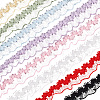 32 Yards 8 Colors Nylon Crown Elastic Lace Ribbon OCOR-GO0001-25-1