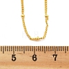 2MM Brass Satellite Chain Necklaces for Women NJEW-D302-49G-4