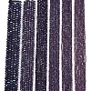 Electroplate Opaque Solid Color Glass Beads Strands EGLA-A044-P4mm-L11-2