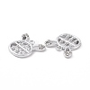 Alloy Crystal Rhinestone Pendants ALRI-H004-29P-2