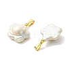 Natural Baroque Keshi Pearl Pendants PALLOY-JF05627-2