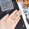 12Pcs 2 Style Brass Pendants KK-CN0002-83-3