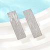 Brass Stud Earrings EJEW-G471-27B-P-1