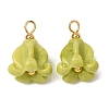 Dyed Synthetic Coral Pendants GG-CBAC295-01G-04-1