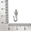 304 Stainless Steel Buddha Head Hook Clasps SA-CBACB61-16P-3