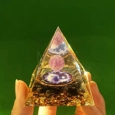 Orgonite Pyramid Resin Energy Generators PW-WG9316C-02-1