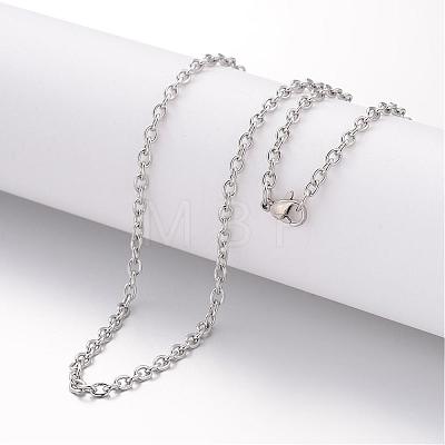 Non-Tarnish 304 Stainless Steel Necklace MAK-K004-10P-1