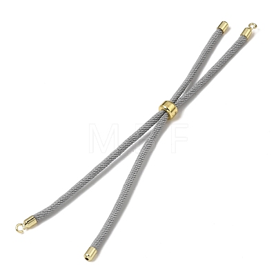 3MM Adjustable Round Nylon Braided Cord Bracelet Making FB-CBAA152-04G-32-1