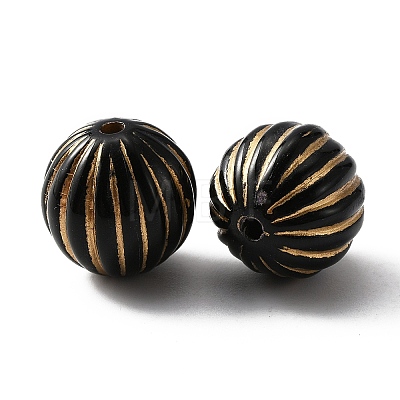 Plating Acrylic Beads KY-WH0046-04I-1