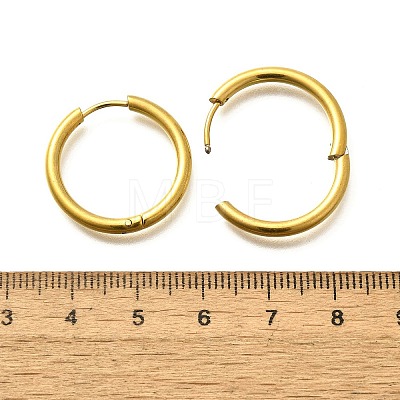304 Stainless Steel Hoop Earrings for Women EJEW-M068-15C-G-1