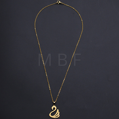 201 Stainless Steel Pendants Necklaces NJEW-S105-JN667-45-2-1