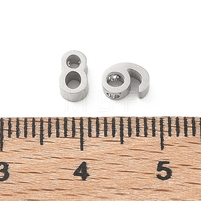 304 Stainless Steel Slide Charms STAS-B140-07P-1