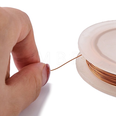 Round Copper Wire for Jewelry Making CWIR-WH0001-0.5mm-02-1-1