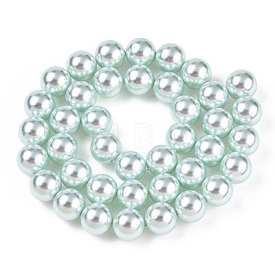 Glass Pearl Beads Strands HY-G002-01E-12-1