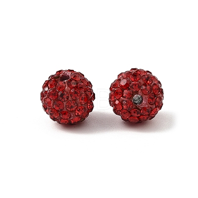 Polymer Clay Rhinestone Beads RB-N006-41-1