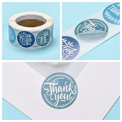 1 Inch Thank You Stickers DIY-G013-A10-1