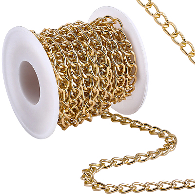 5M Aluminium Twisted Curb Chains CHA-BM0001-01G-1