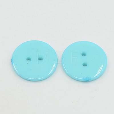 Acrylic Sewing Buttons BUTT-E084-C-12-1