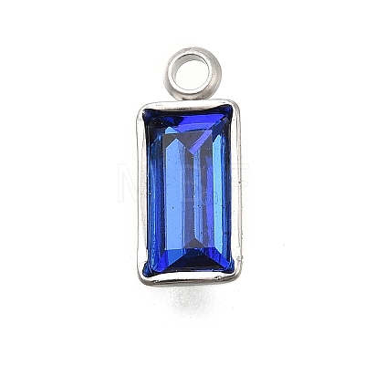 304 Stainless Steel Rhinestone Pendants STAS-Z125-12G-P-1