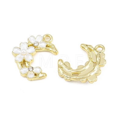 Alloy with Enamel Pendants RB-CBA1FD3-11G-01-1
