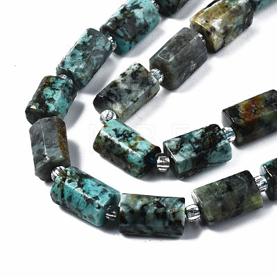 Natural African Turquoise(Jasper) Beads Strands G-S376-012-1