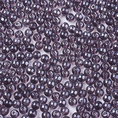 Transparent Glass Beads SEED-S040-08A-06-1