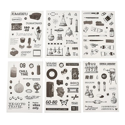 Black and White Series Picture Stickers STIC-Q005-03B-1