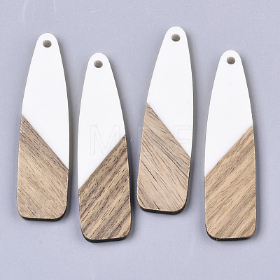 Resin & Walnut Wood Big Pendants RESI-S358-98H-1