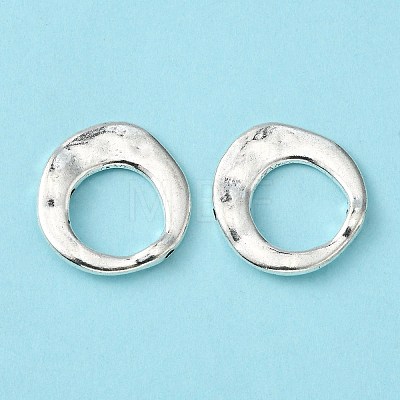 Tibetan Style Irregular Ring Bead Frames LS-LF10246Y-1