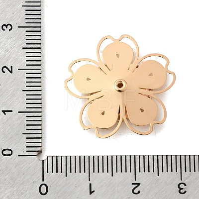 Brass Bead Caps KK-C167-03D-G-1