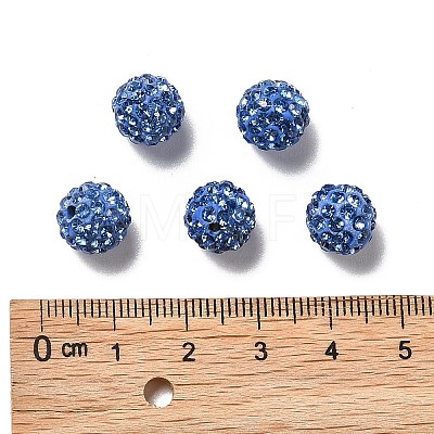 Pave Disco Ball Beads X-RB-A130-10mm-20-1