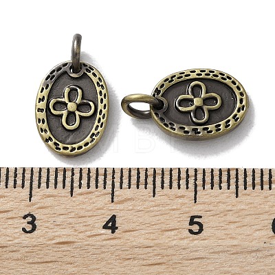 Tibetan Style Brass Pendants KK-M284-31AB-1