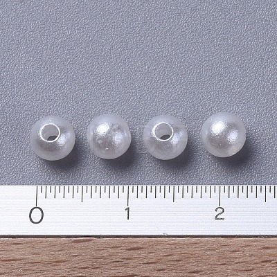 Imitated Pearl Acrylic Beads PACR-5D-1-1