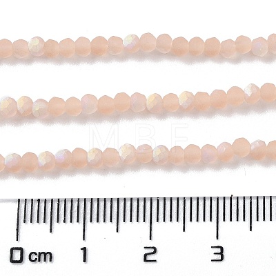 Imitation Jade Glass Beads Strands EGLA-A034-T2mm-MB21-1