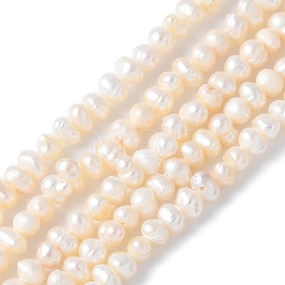 Natural Cultured Freshwater Pearl Beads Strands PEAR-I007-07L-02B-1