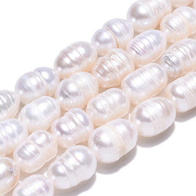Natural Cultured Freshwater Pearl Beads Strands PEAR-N012-07S-1