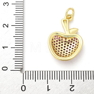 Brass Micro Pave Cubic Zirconia Pendants KK-S511-03D-G-1