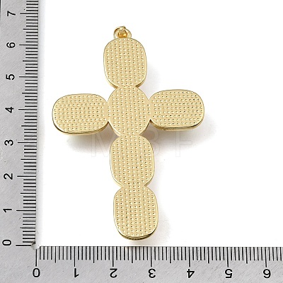 Religion Brass Big Pendants KK-E802-11G-C-1